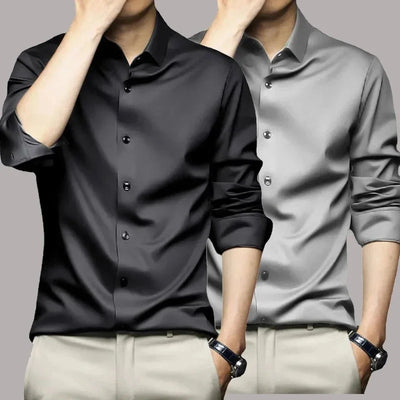 Stretch Anti-Wrinkle Dress Shirt
