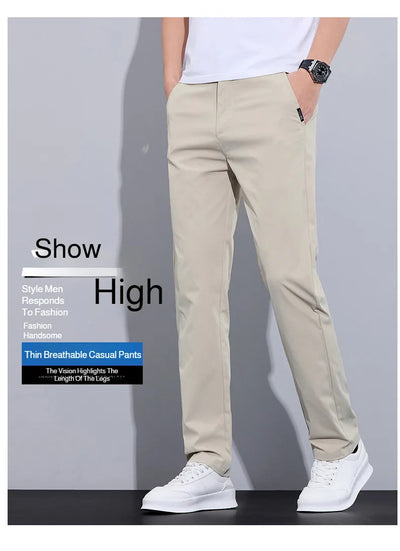 Men's Casual Pants Ice Silk