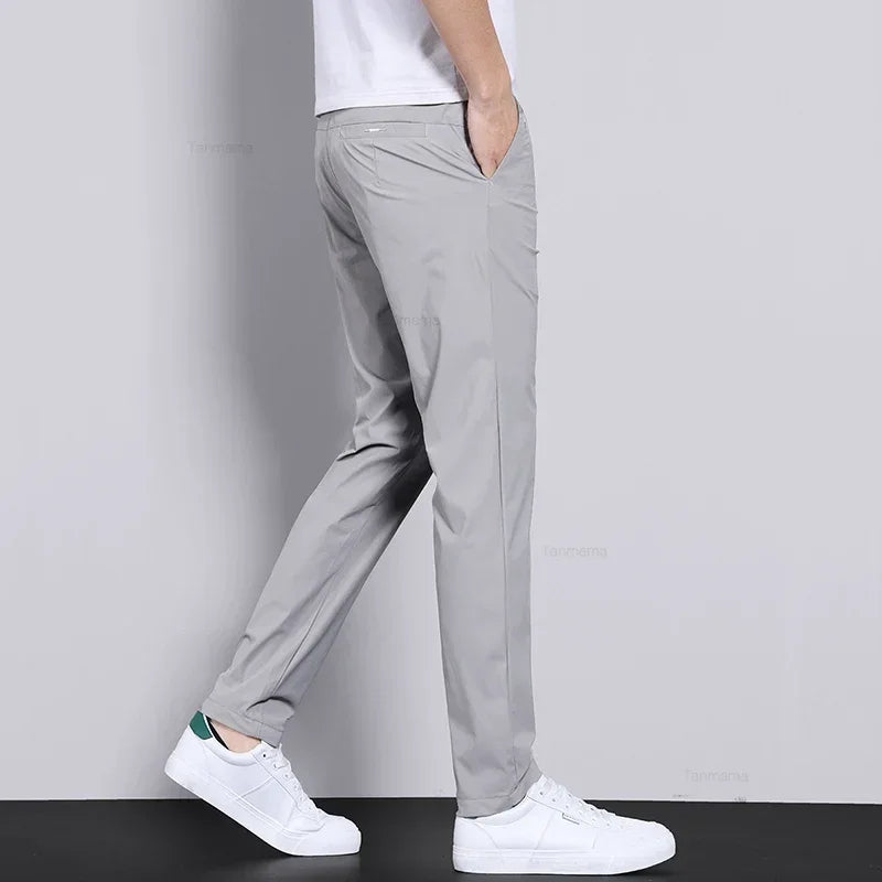 Ultra-thin Elastic Men's Casual Trousers