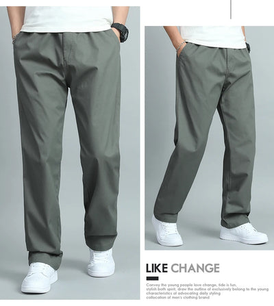 Men's Casual Cotton Trousers