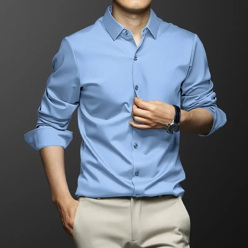 Stretch Anti-Wrinkle Dress Shirt