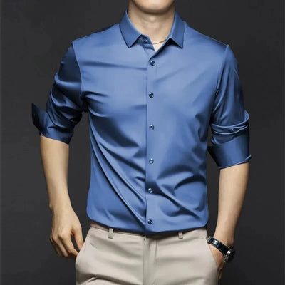 Stretch Anti-Wrinkle Dress Shirt