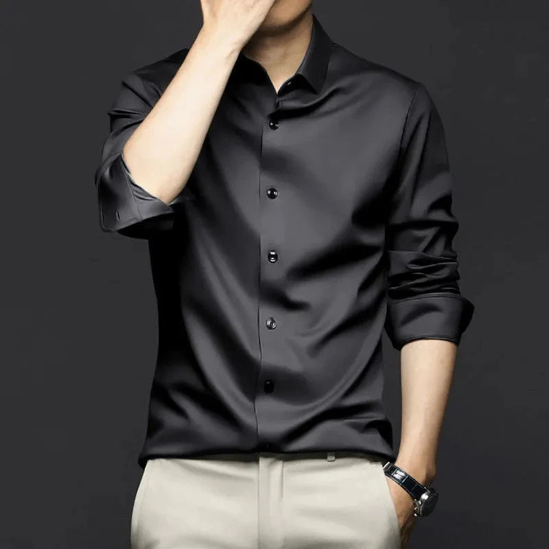 Stretch Anti-Wrinkle Dress Shirt