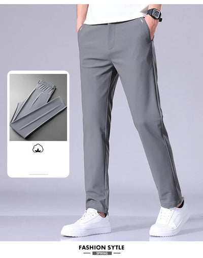 Ultra-thin Elastic Men's Casual Trousers
