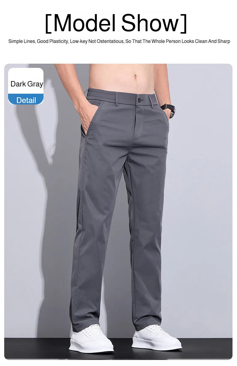 Men's Casual Pants Ice Silk