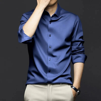 Stretch Anti-Wrinkle Dress Shirt
