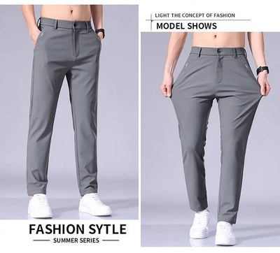 Ultra-thin Elastic Men's Casual Trousers