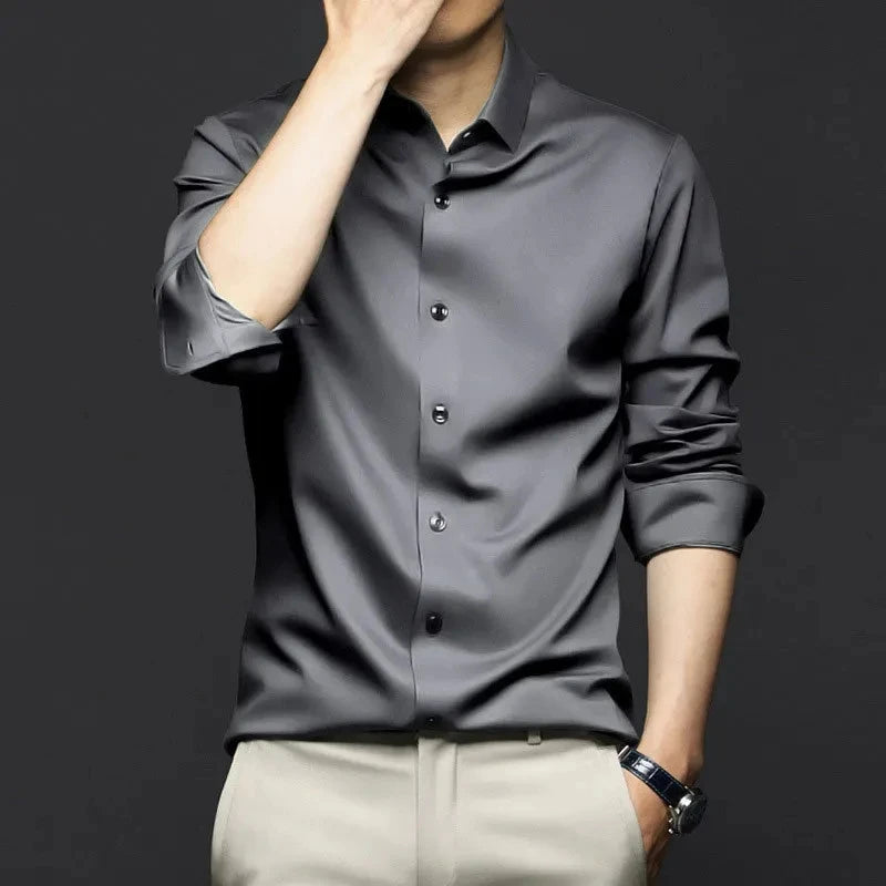 Stretch Anti-Wrinkle Dress Shirt
