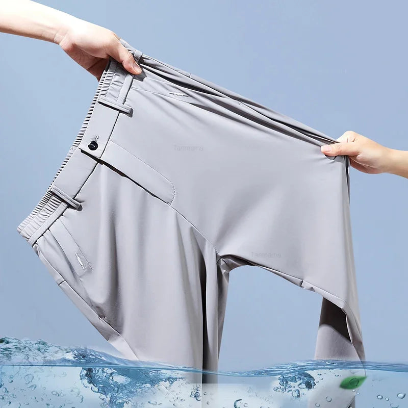 Ultra-thin Elastic Men's Casual Trousers
