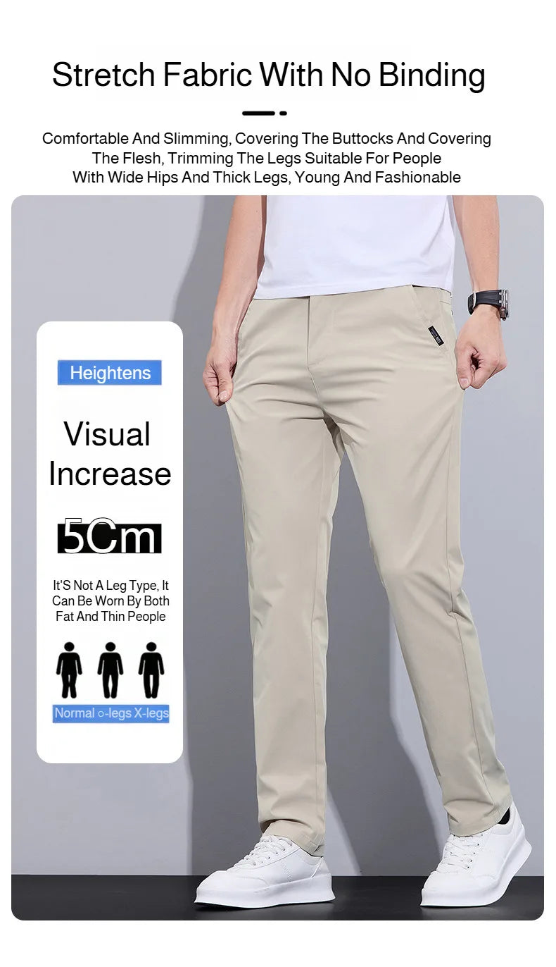 Men's Casual Pants Ice Silk