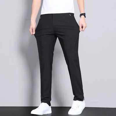Ultra-thin Elastic Men's Casual Trousers