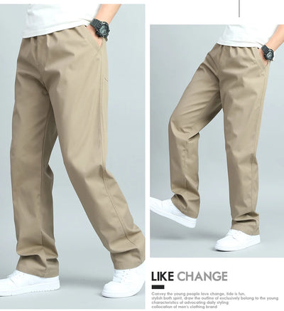Men's Casual Cotton Trousers