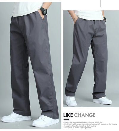 Men's Casual Cotton Trousers