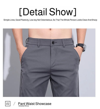 Men's Casual Pants Ice Silk