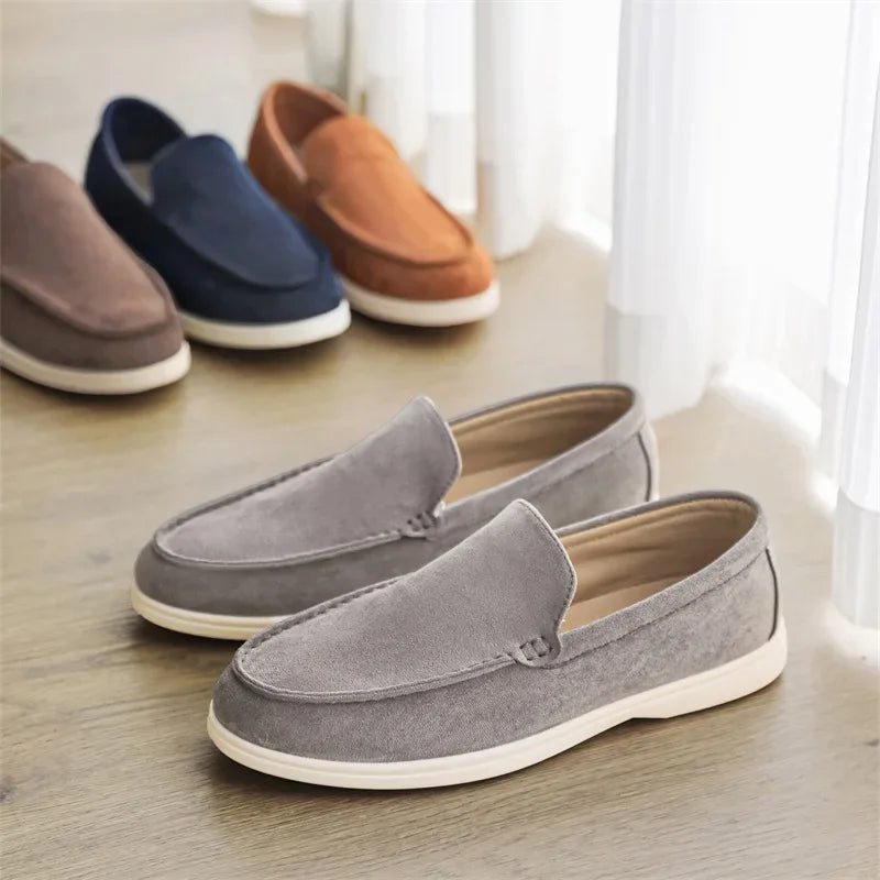 Elegant Suede Moccasins