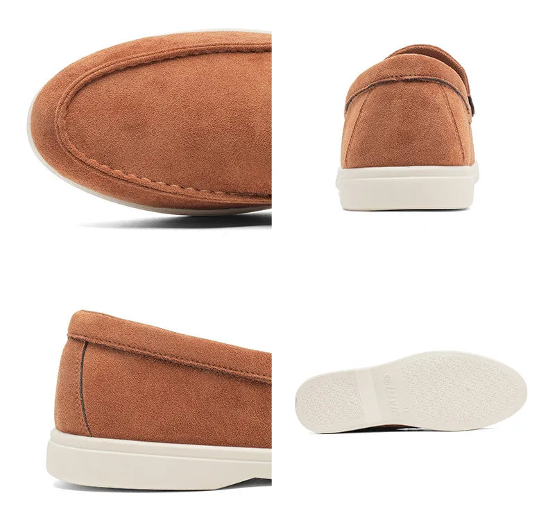 Elegant Suede Moccasins