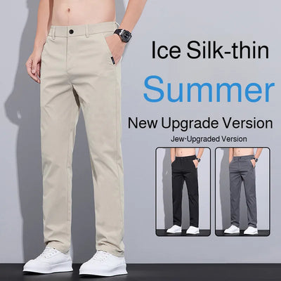 Men's Casual Pants Ice Silk