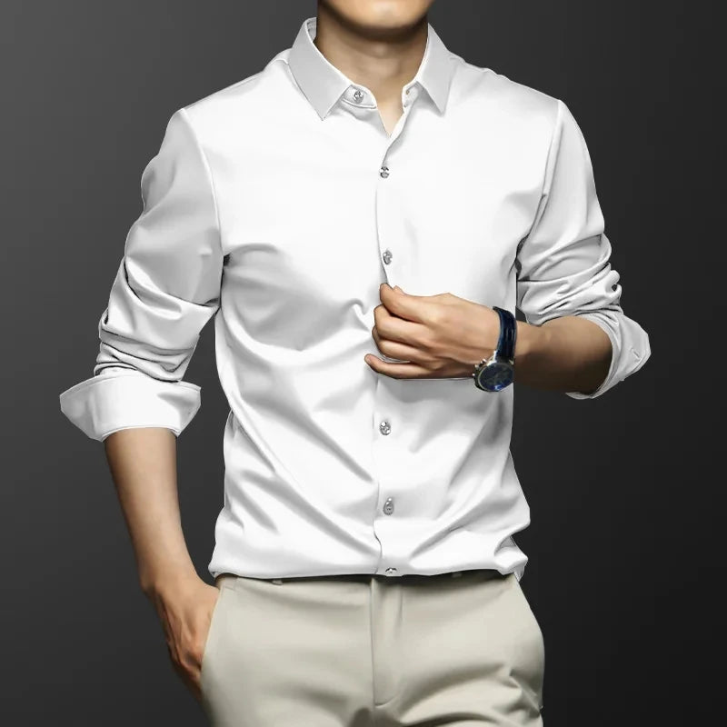 Stretch Anti-Wrinkle Dress Shirt