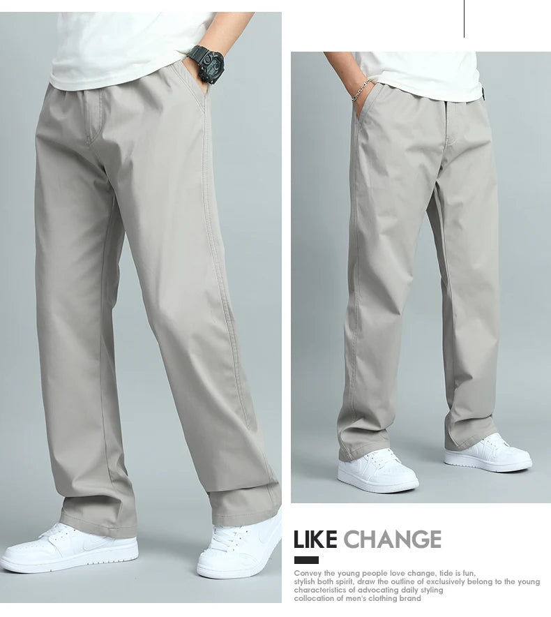 Men's Casual Cotton Trousers