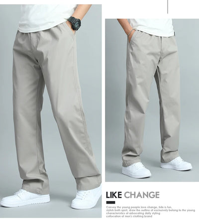 Men's Casual Cotton Trousers