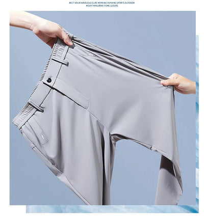Ultra-thin Elastic Men's Casual Trousers