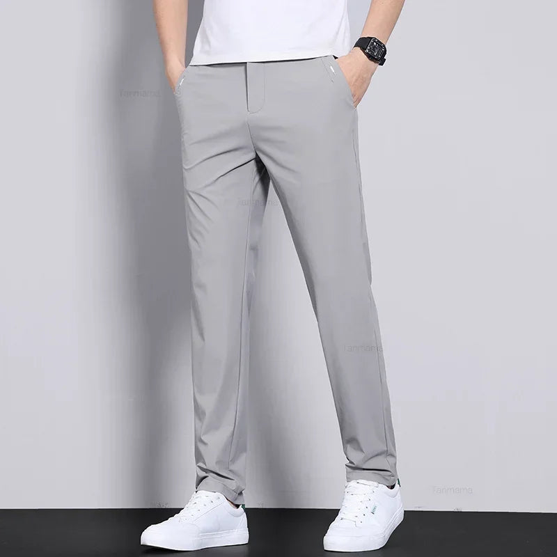 Ultra-thin Elastic Men's Casual Trousers