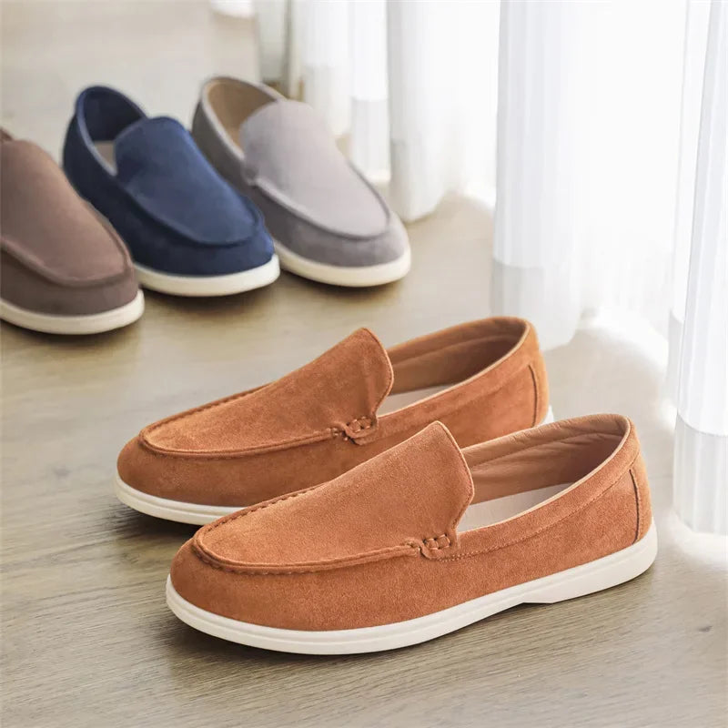 Elegant Suede Moccasins
