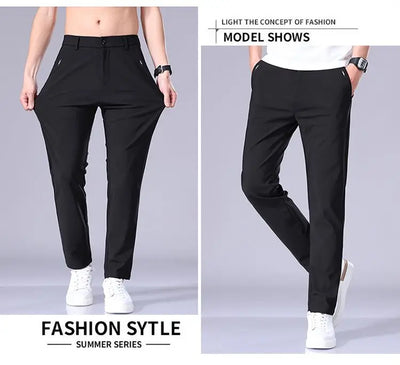 Ultra-thin Elastic Men's Casual Trousers
