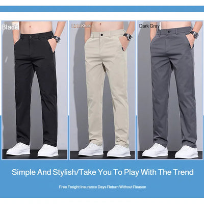 Men's Casual Pants Ice Silk