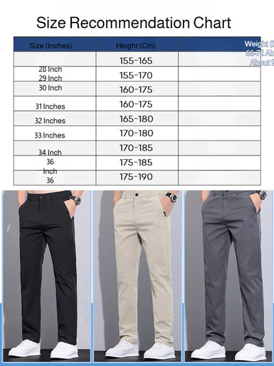 Men's Casual Pants Ice Silk